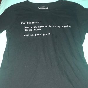 A series of unfortunate events t shirt